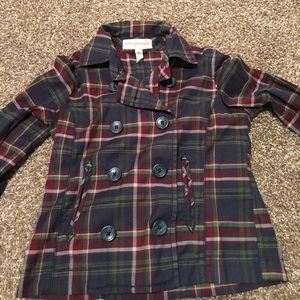 Aeropostale plaid jacket with buttons